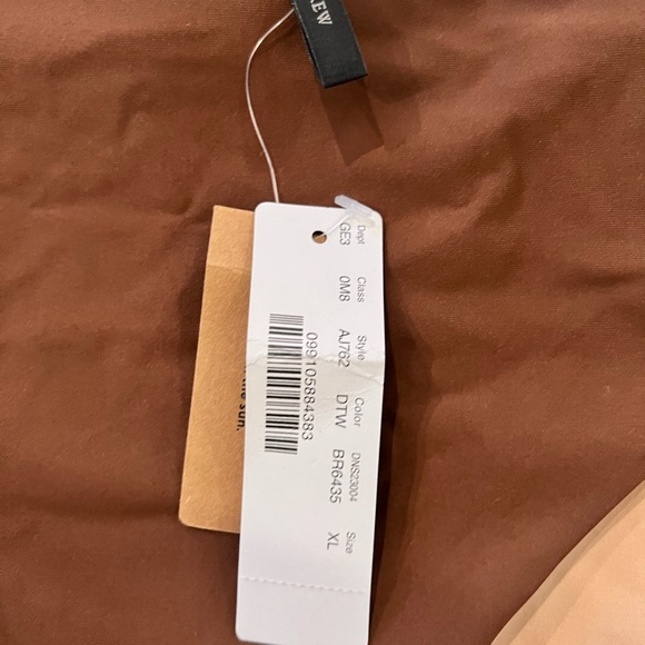 NEW J. CREW Two  Piece brown bikini - Picture 6 of 6